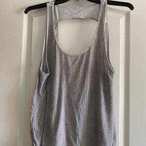 Cool Gray Workout Tank Top